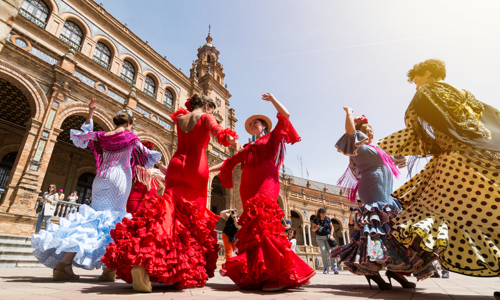 Traditional dancing in Seville