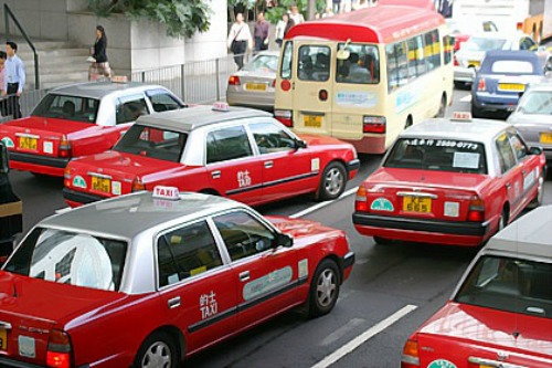 hong kong taxi