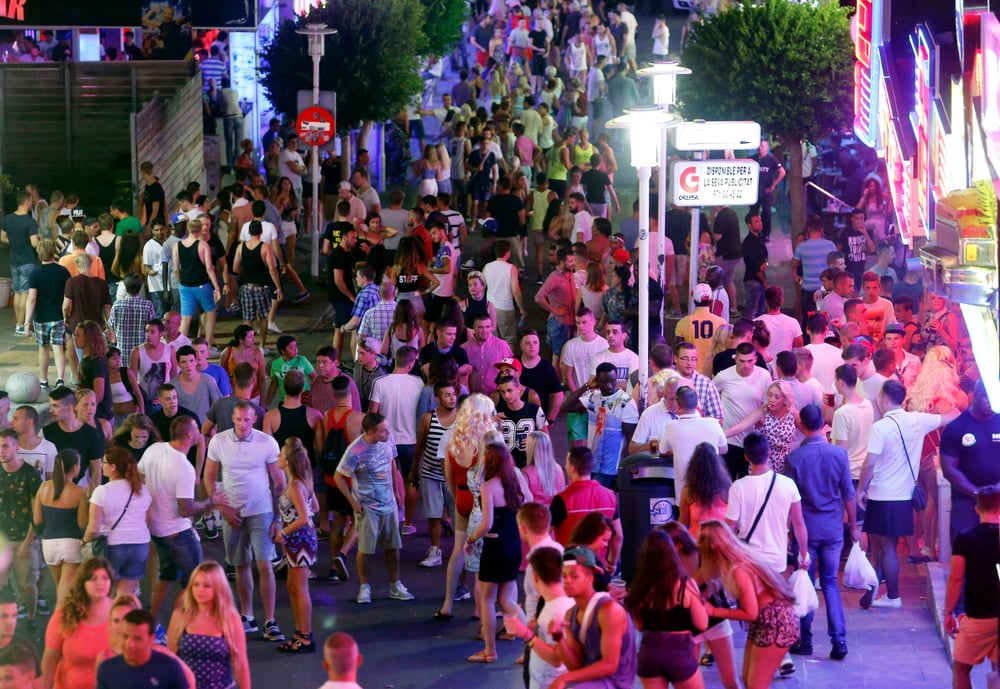 Punta ballena street in Magaluf - Mallorca