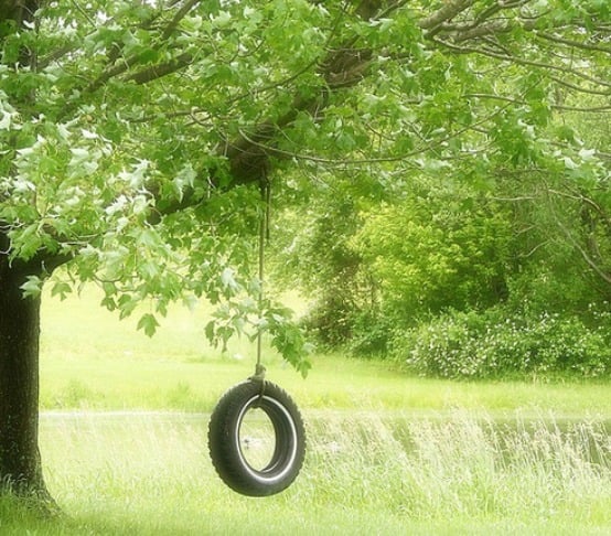 Tire swing