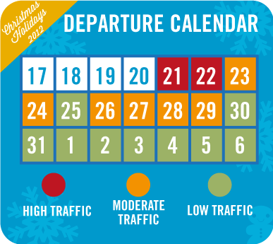 departure calendar eDreams UK xmas study