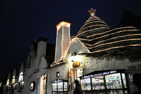 Alberobello, Puglia during Christmas