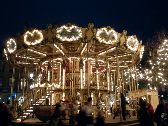 The Merry-go-round in Bordeaux, France