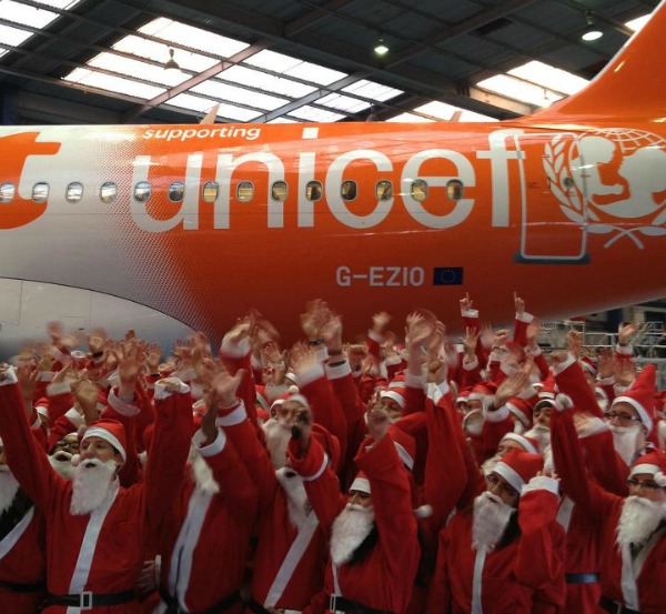 easyjet unicef airplane