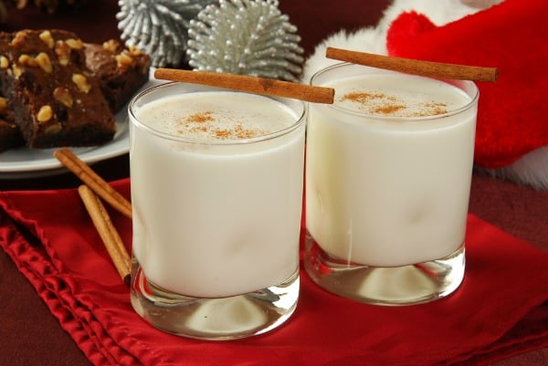 egg nog christmas drink