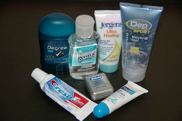 travel size toiletries