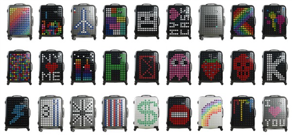 dot drops customized suitcase