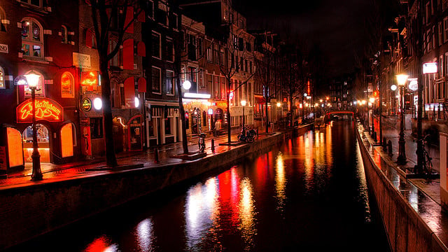 red light district