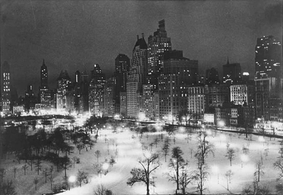 Central Park Winter 1935 