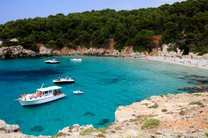 Cala Escorxada in Menorca