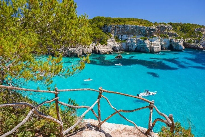 Cala Macarella in Menorca