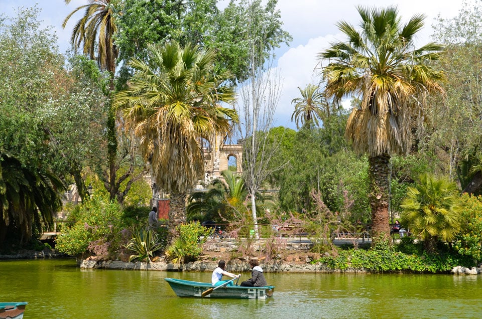 Ciutadella Park in Barcelona