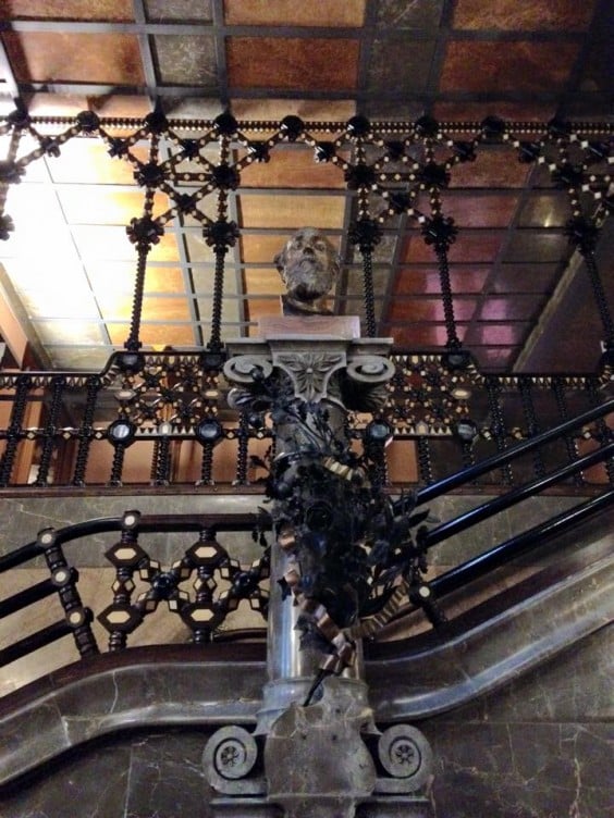 palau guell eusebi guell bust