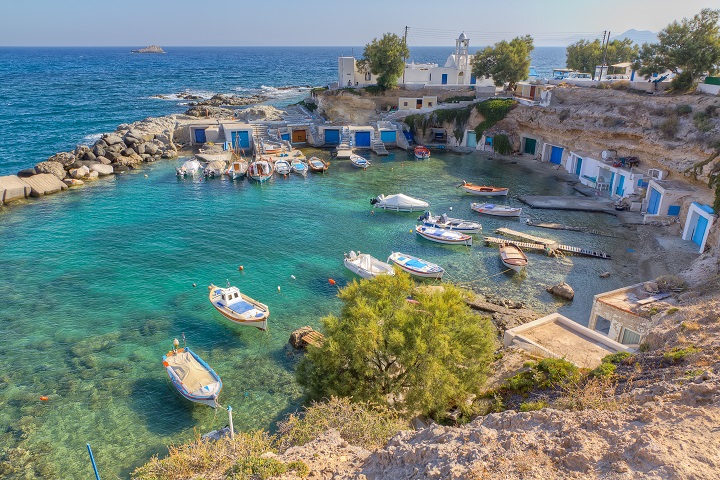 Milos Greek island