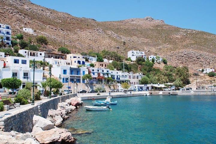 Tilos island - port view