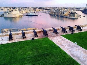 the upper barrakka gardens valleta malta