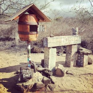 post office bay in the galapagos islands