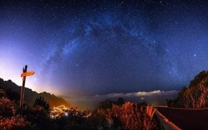 Star gazing in Tenerife