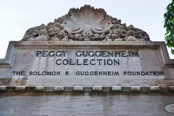 Peggy Guggenheim Collection modern art museum in venice - italy