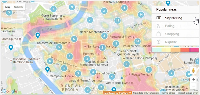 heatmap hotel edreams