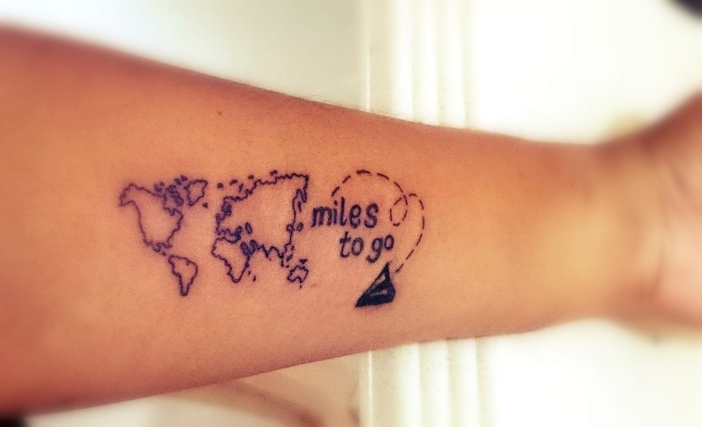 Travel quote tattoo