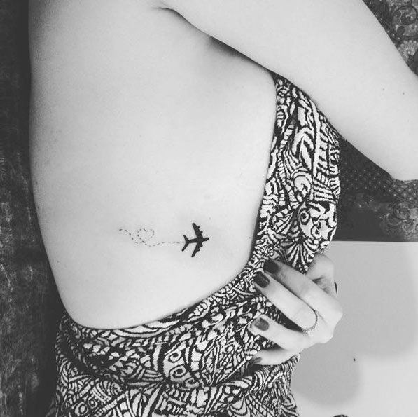 Airplane tattoo