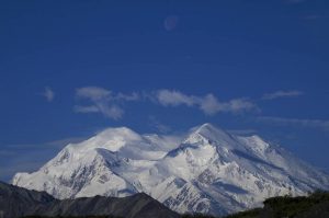 an aerial view of denali national park