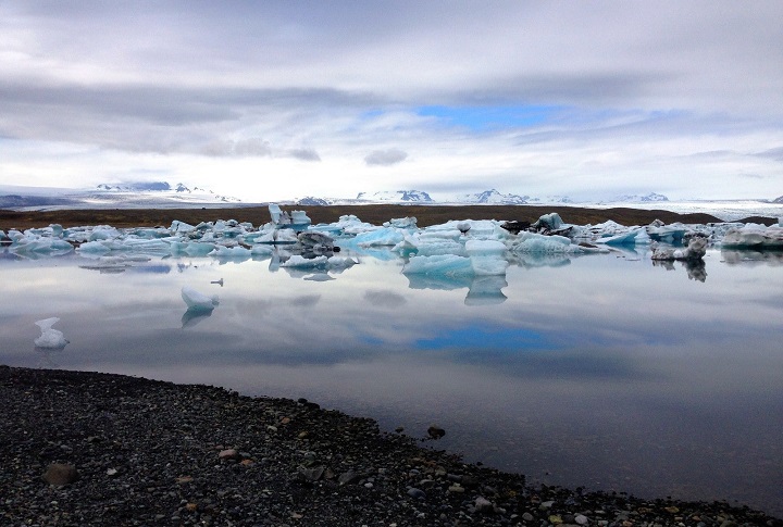 Jökulsárlón glacier lake in Iceland