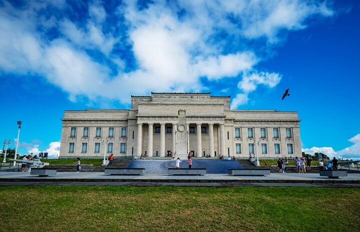 Auckland War Memorial Museum in auckland - new zealand