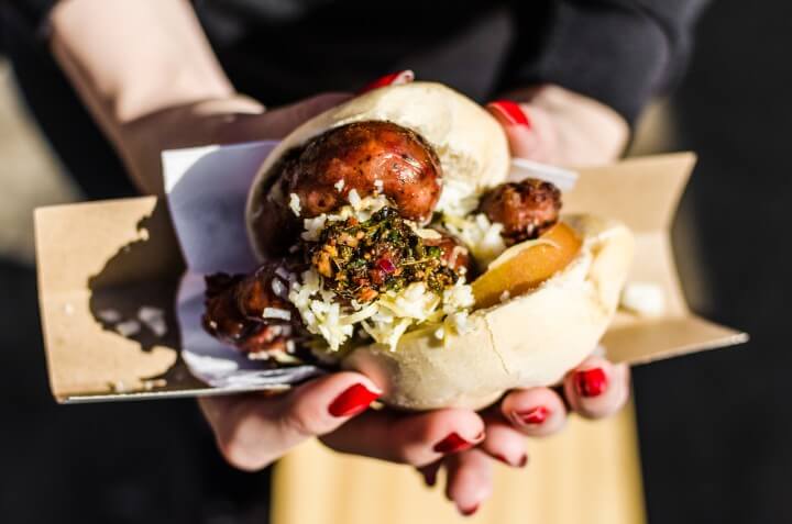 choripan in buenos aires - argentina