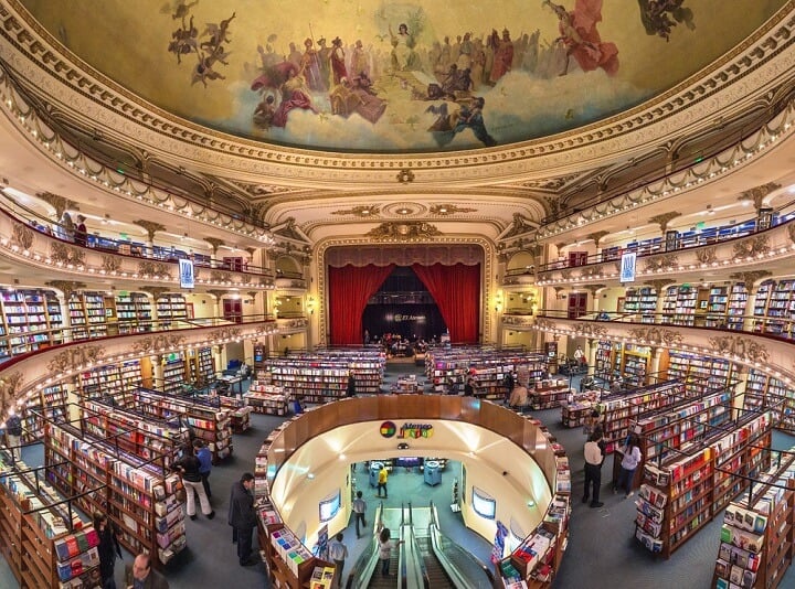 el ateneo theatre book store in buenos aires - argentina