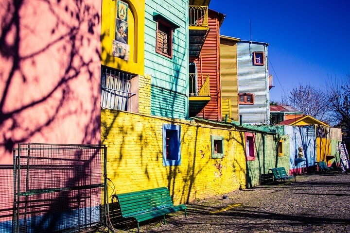 la boca - caminito in buenos aires - argentina