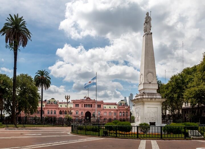 plaza de mayo in buenos aires - argentina