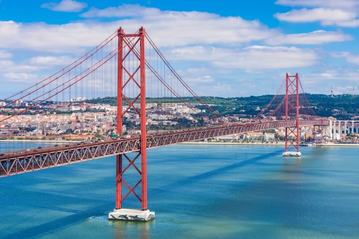 25 april bridge in lisbon - portugal