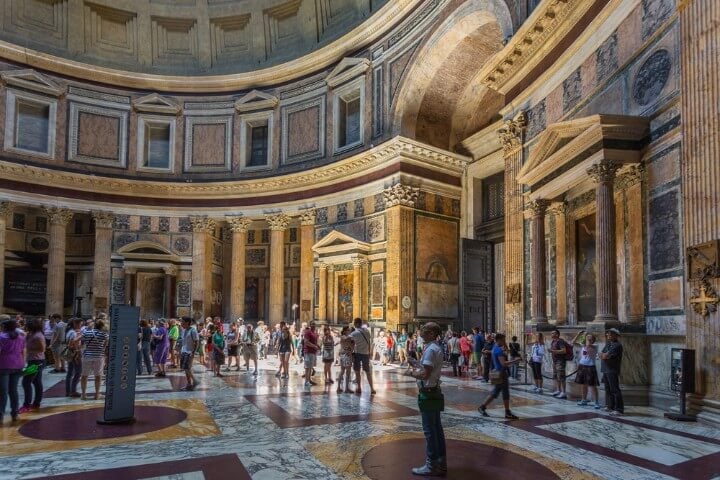 pantheon in rome - italy