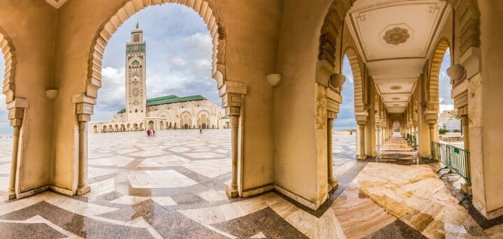 Hassan II Mosque in Casablanca - morocco