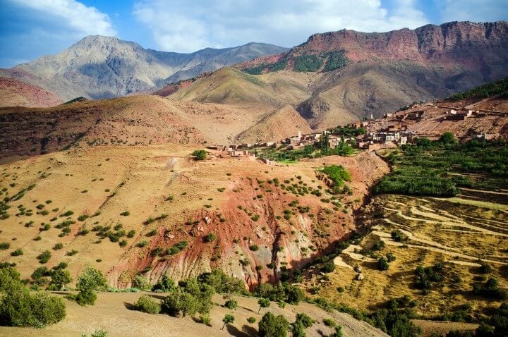 High Atlas in Morocco