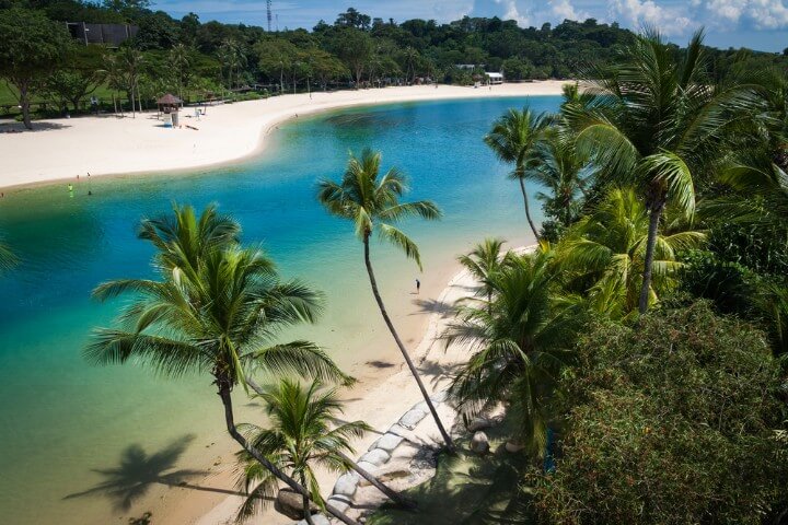 Sentosa Island - palawan beach in singapore