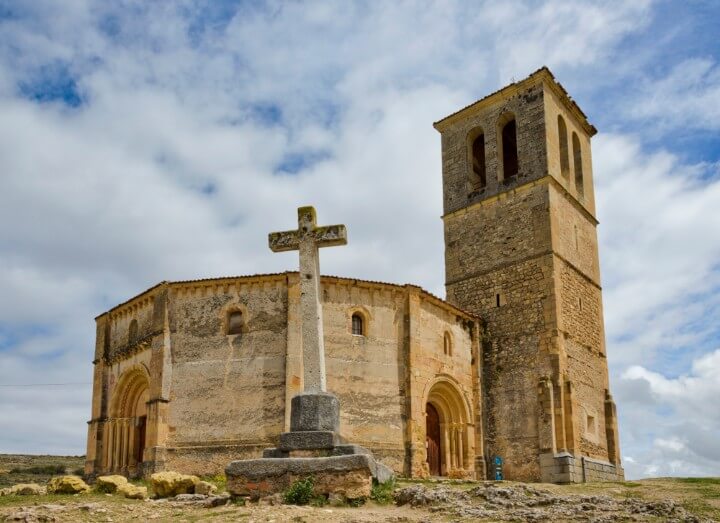 church of Vera Cruz in segovia - spain