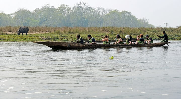 Chitwan national park in nepal