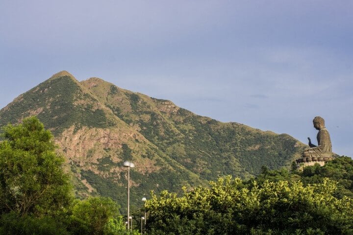 Lantau Peak at the top - Hong Kong