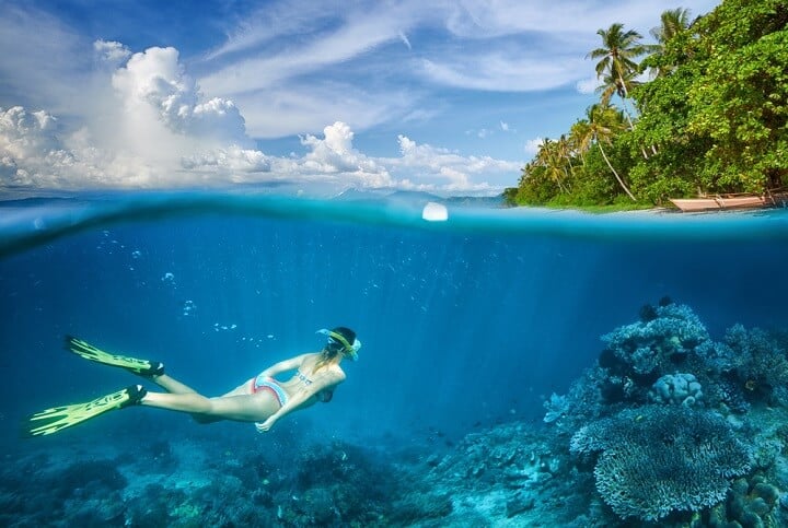 snorkel at boracay