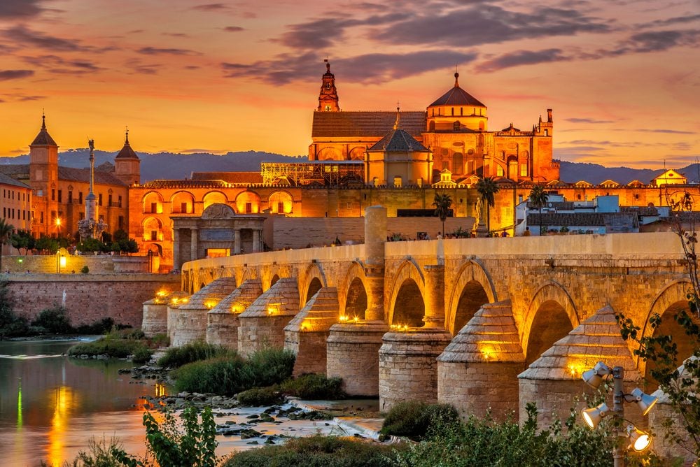 The Roman bridge in Cordoba