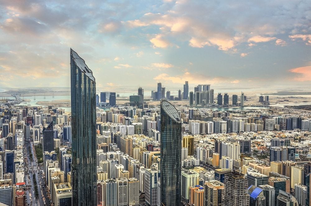 Observation Deck at 300 in Abu Dhabi, located on the 74th floor of the Jumeirah at Etihad Towers Hotel.