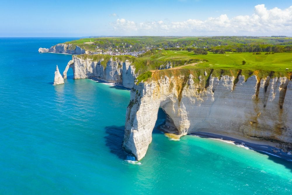 Etretat coast line