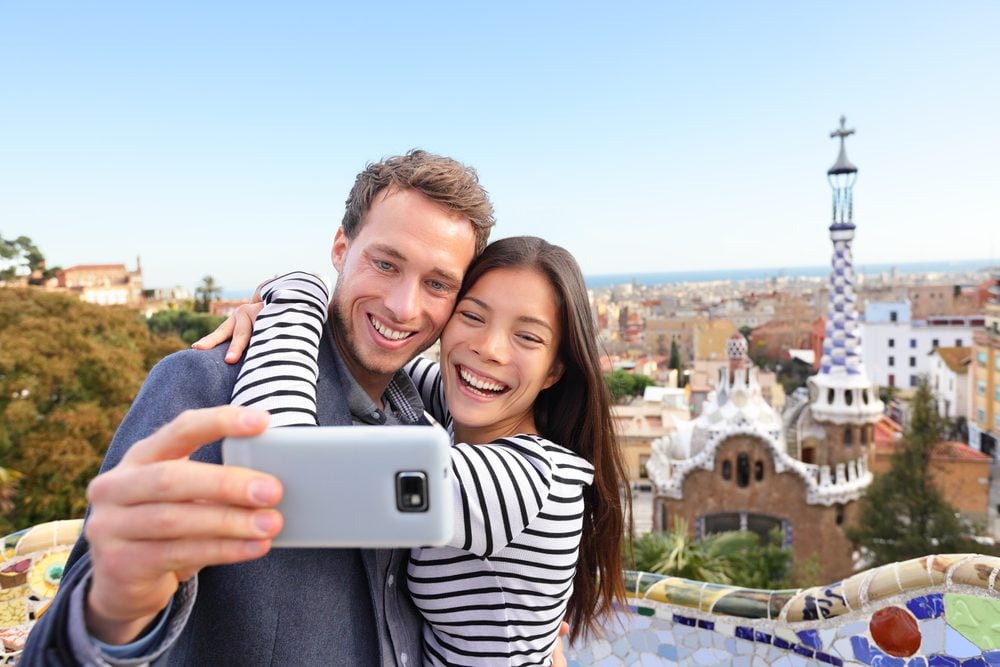 Couple in Barcelona