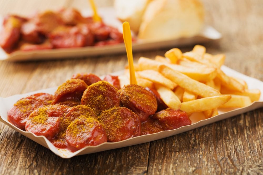 Currywurst street food