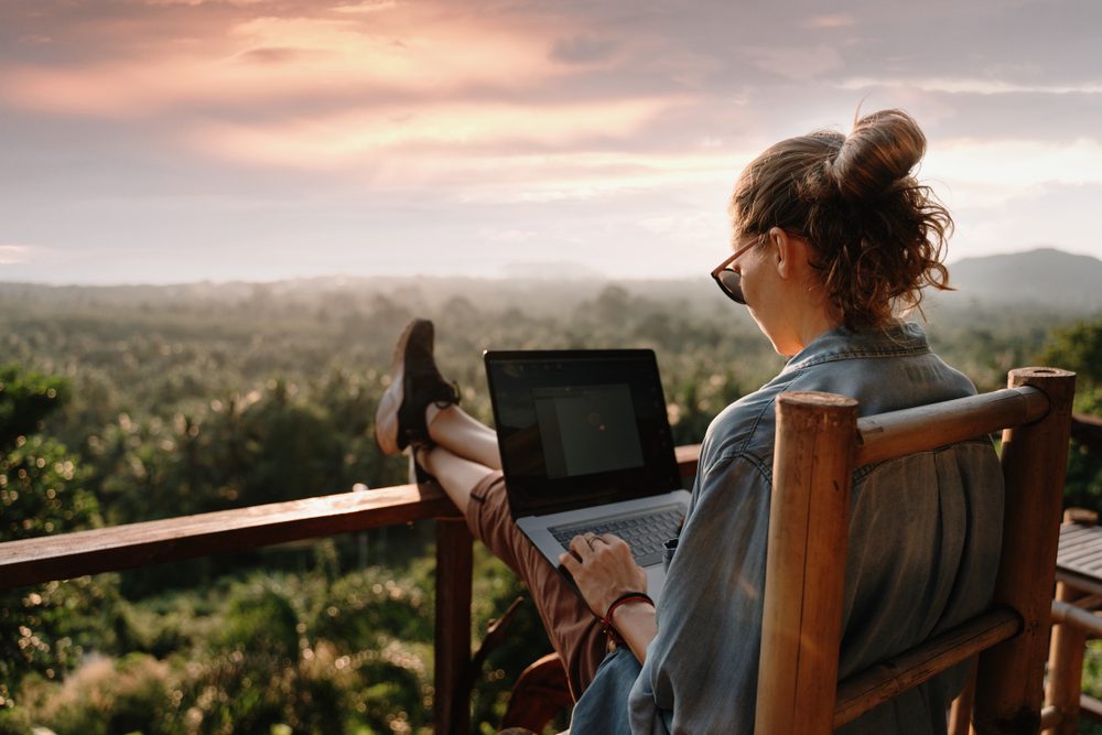 Remote working in nature