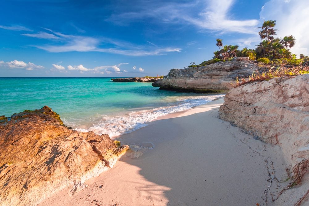 Beach at Playa del Carmen, Mexico