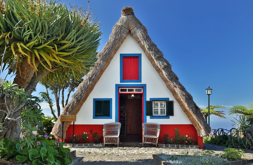 madeira traditional Santana houses